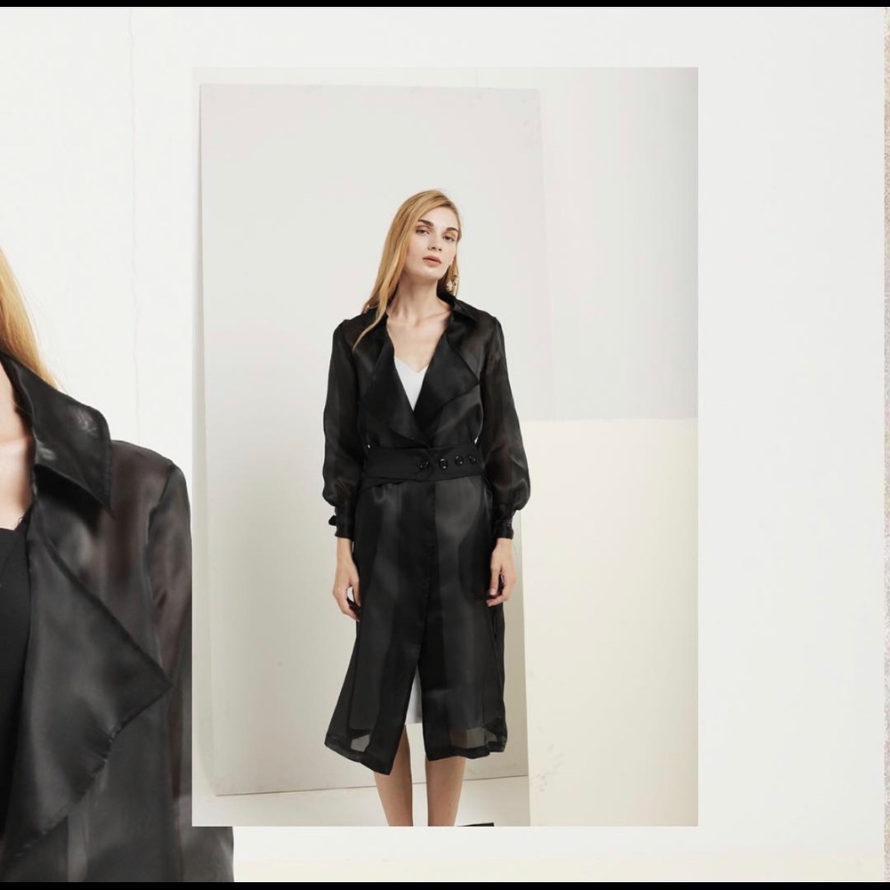 Sarah organdi coat